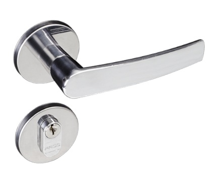 FECHADURA EXTERNA 401E 60MM CROMADA ROSETA REDONDA CONCEPT - Foto 2