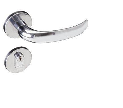 FECHADURA EXTERNA 406E 60MM CROMADA ROSETA REDONDA CONCEPT - Foto 2