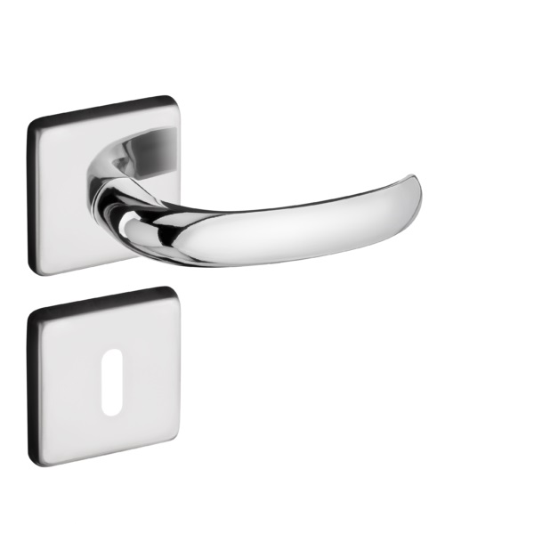 FECHADURA INTERNA 406I 60MM CROMADA ROSETA REDONDA CONCEPT - Foto 1