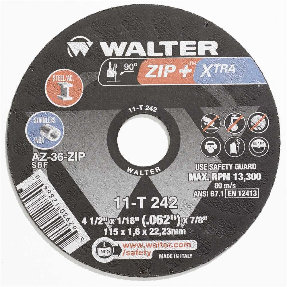 DISCO DE CORTE 4.1/2X1.6 ZIP+