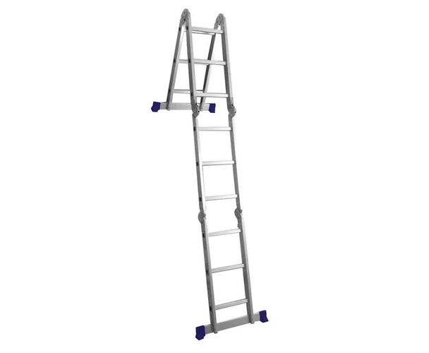 ESCADA MULTIFUNCIONAL COM PLATAFORMA 4X3 MEDIDA TOTAL 3,36 METRO PARA 150KG - Foto 2
