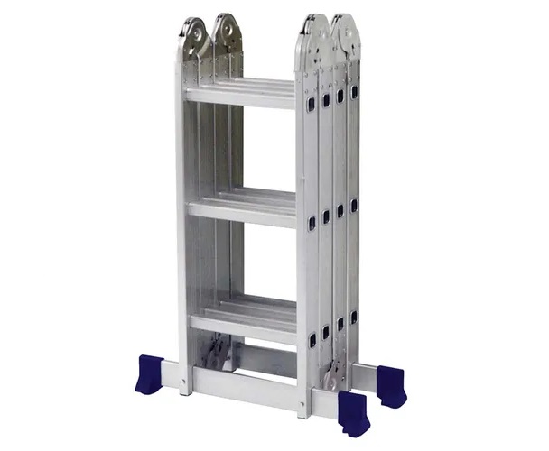 ESCADA MULTIFUNCIONAL COM PLATAFORMA 4X3 MEDIDA TOTAL 3,36 METRO PARA 150KG - Foto 5