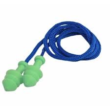 PROTETOR AURICULAR SILICONE QUANTUM COM CORDO VERDE 14 DECIBEIS LIBUS CA35981 - Foto 1