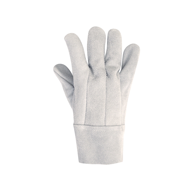 LUVA EM RASPA TOTAL PUNHO 7CM COM REFOR�O PALMA TR�S J COUROS CA26381 (*) - Foto 1
