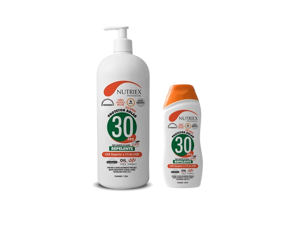 PROTETOR SOLAR FPS30 120ML COM REPELENTE 1/3 UVA - Foto 1