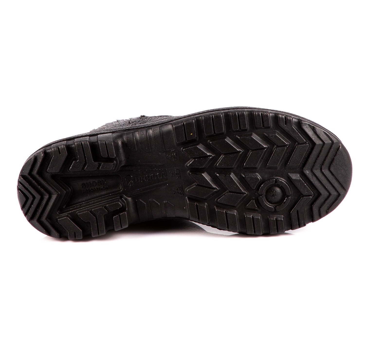 BOTINA 46 COURO PRETA ELASTICO BICO PLASTICO SOLA PU MONODENSIDADE 2020BELS4600LL  CA26467 - Foto 1