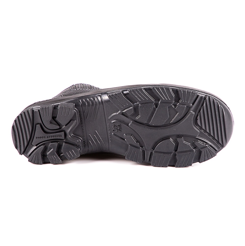 BOTINA 40 COURO PRETA ELASTICO BICO COMPOSITE SOLA PU BIDENSIDADE 4018BELS1600LL  CA42165 - Foto 1