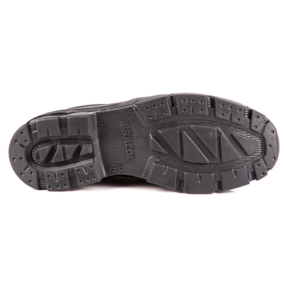SAPATO 37 COURO PRETA ELASTICO BICO PLASTICO SOLA BIDENSIDADE 4045BSES4600LL  CA26708 - Foto 1