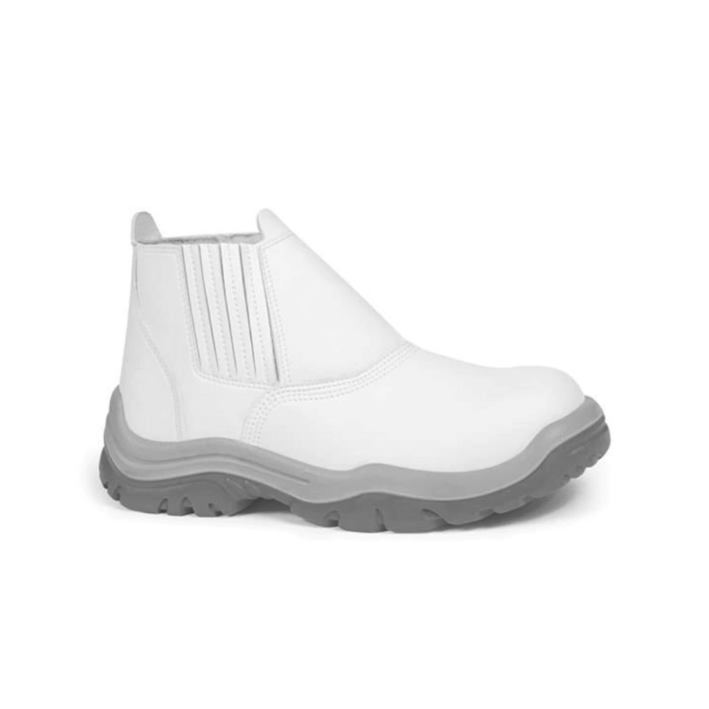 BOTINA 40 MICROFIBRA BRANCA ELASTICO BICO A�O SOLADO BIDENSIDADE 4010BELM2400LL  CA29493 - Foto 1