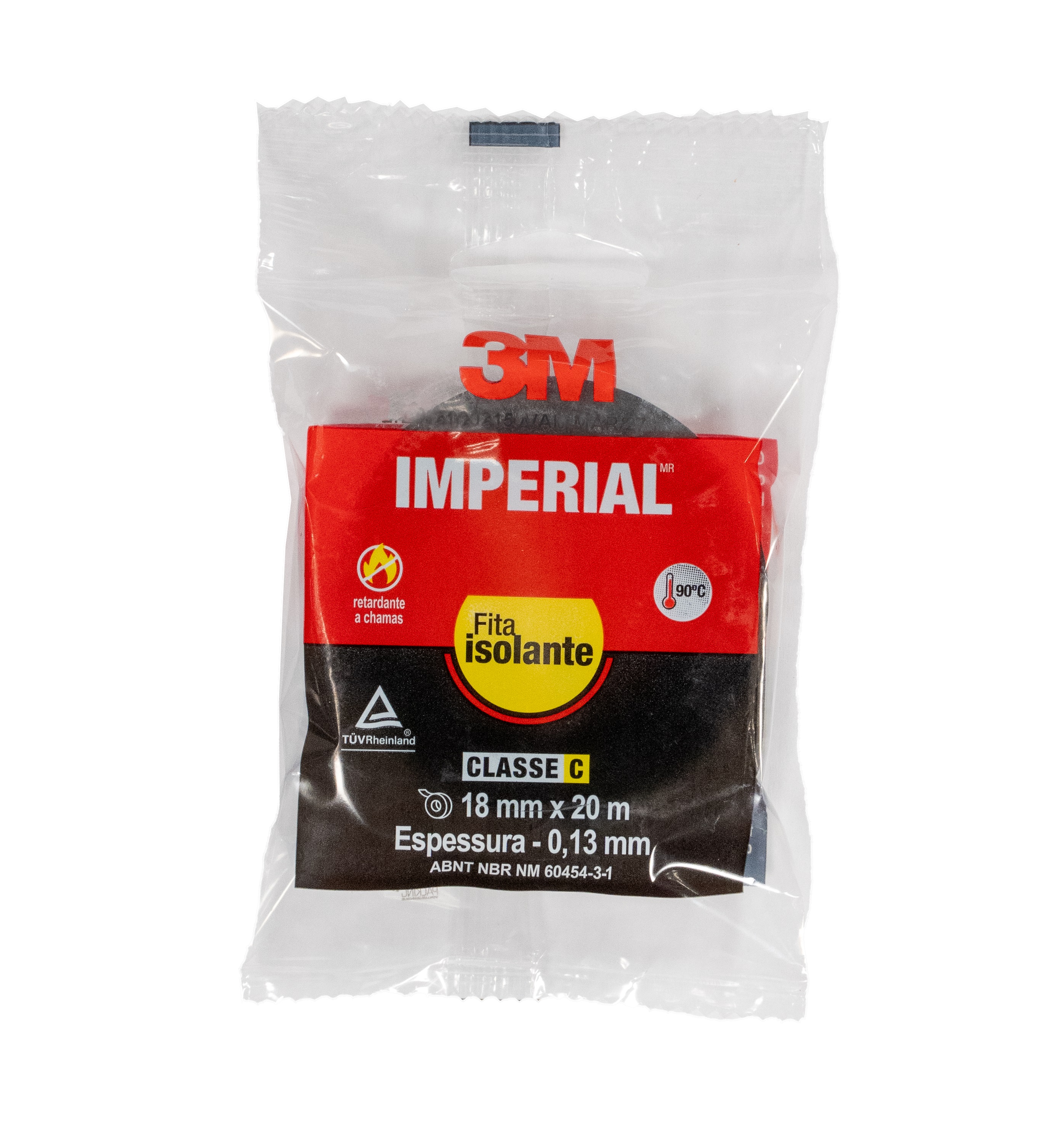 FITA ISOLANTE 18MMX20M PRETA ANTICHAMA IMPERIAL - Foto 1
