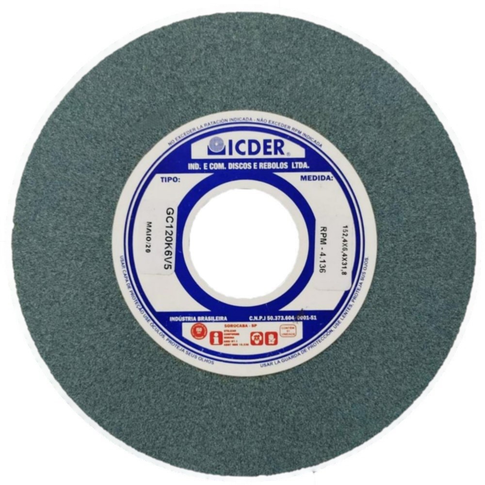 REBOLO CHANFRADO WIDEA 6X1/4 80K - Foto 1