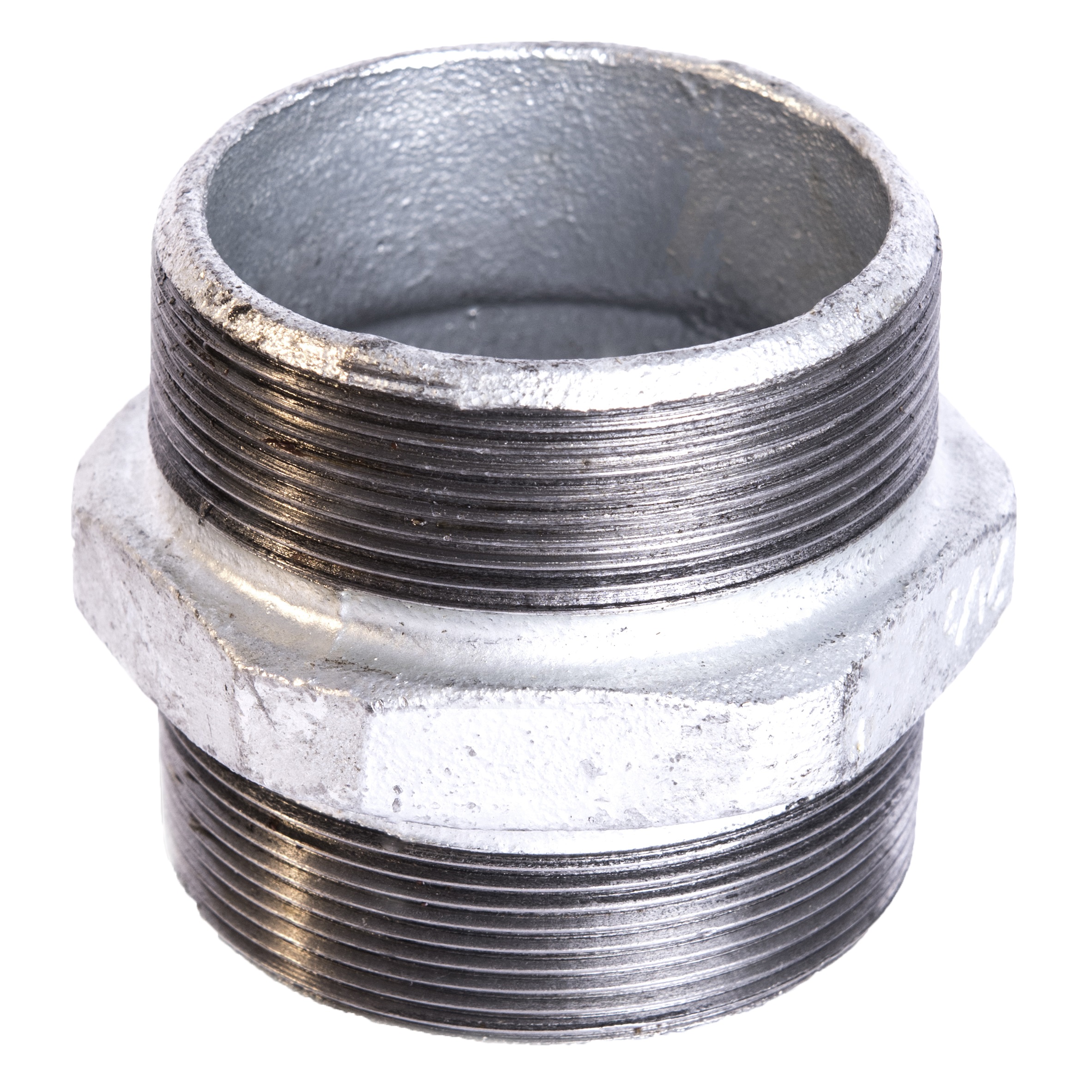 NIPLE DUPLO GALVANIZADO 2.1/2