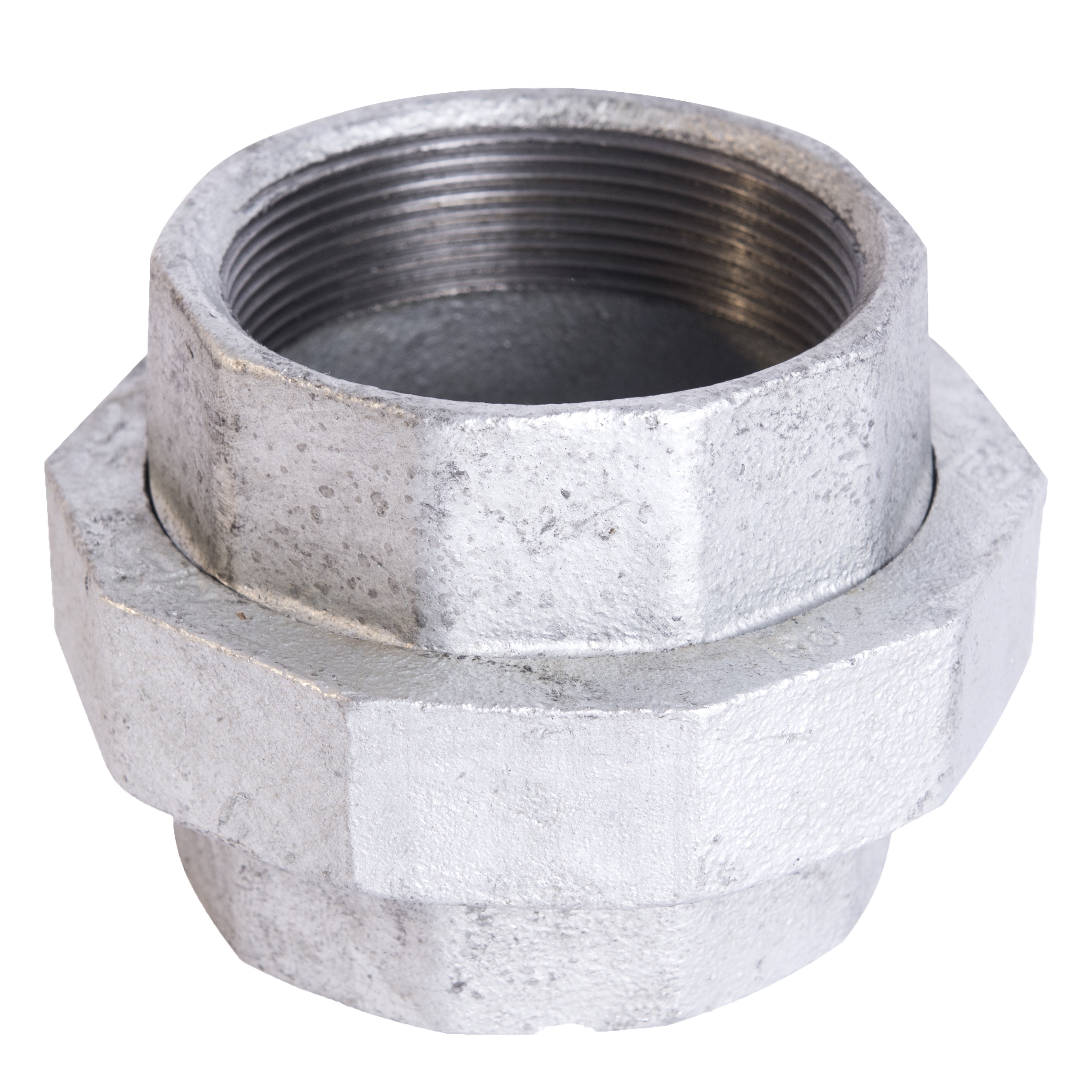 UNI�O GALVANIZADA COM ASSENTO C�NICO EM BRONZE 2.1/2