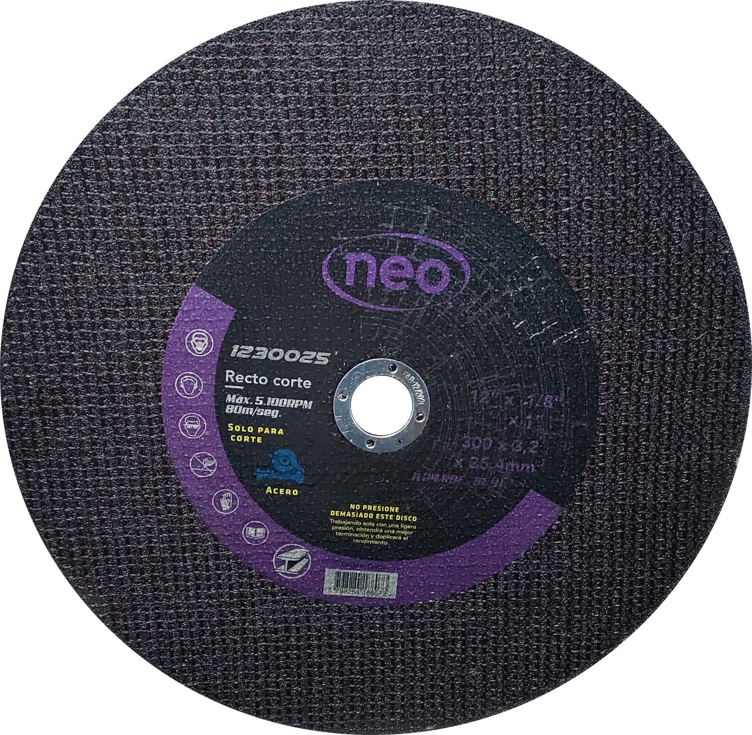 DISCO DE CORTE 2TELAS 12X3,2 F.1 (A)