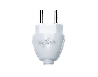 PLUGUE DESMONTAVEL 180G 2P 20A 250V BRANCO DN1615  - Foto 1