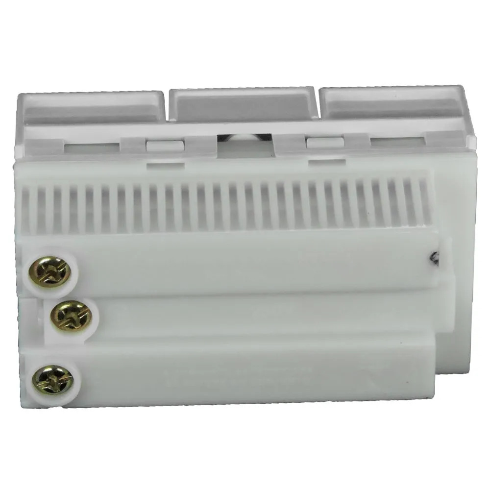MODULO 2P+T MONOBLOCO 3 TOMADAS 20A JUNTAS 4X2 BRANCA SLIM - Foto 1