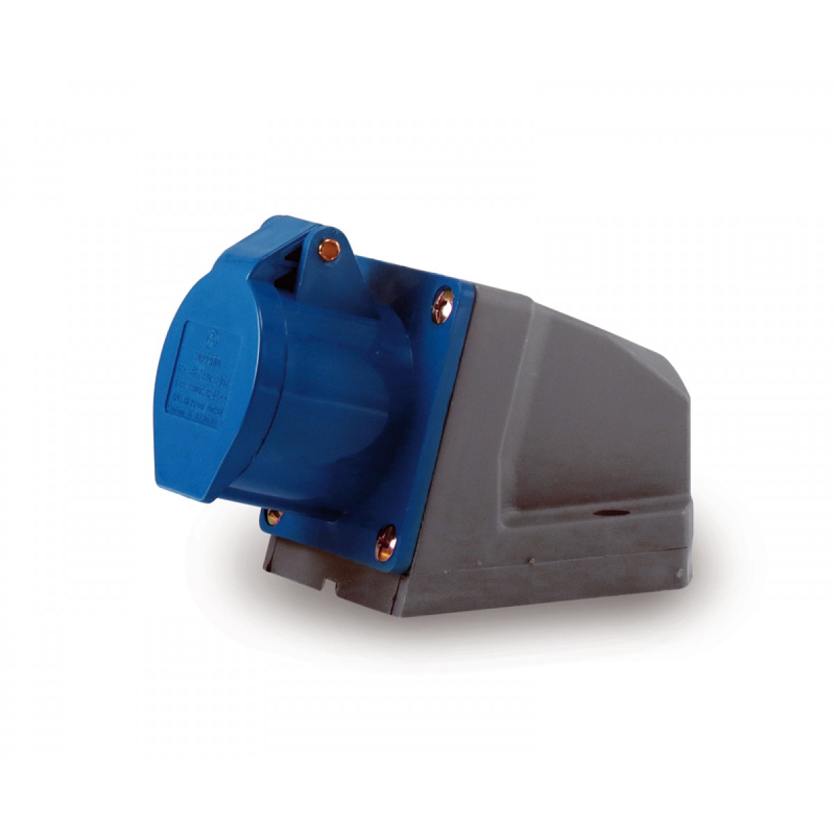 TOMADA SOBREPOR INDUSTRIAL 16A 2P+T 220/240VCA IP44 6H  - Foto 1
