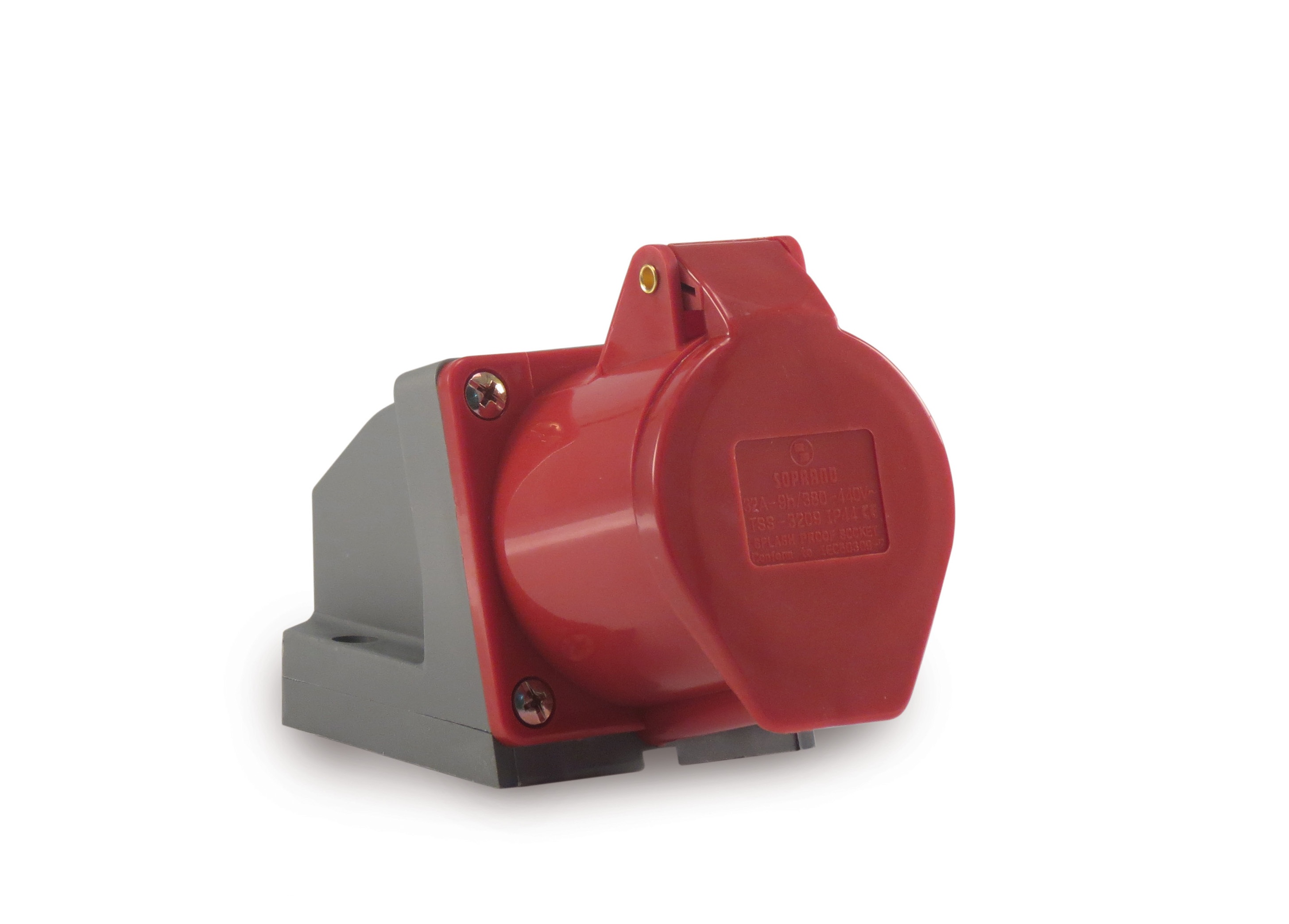 TOMADA SOBREPOR INDUSTRIAL 32A 3P+T 380/440VCS IP44 6H  - Foto 1