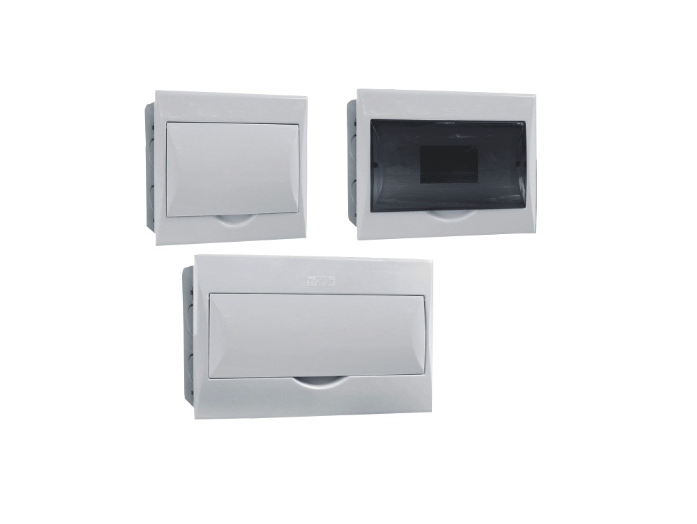 QUADRO DISTRIBUICAO EMBUTIR 04 DISJUNTOR DIN BRANCO SEM BARRAMENTO ACEA - Foto 1