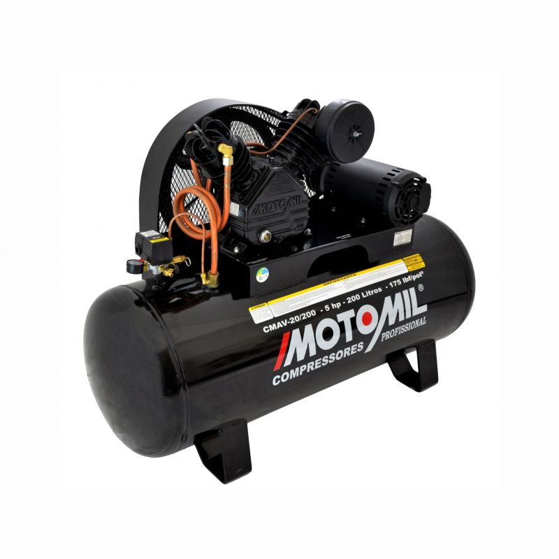COMPRESSOR 20PES 200 LITROS TRIF�SICO 220/380V 5HP - Foto 1
