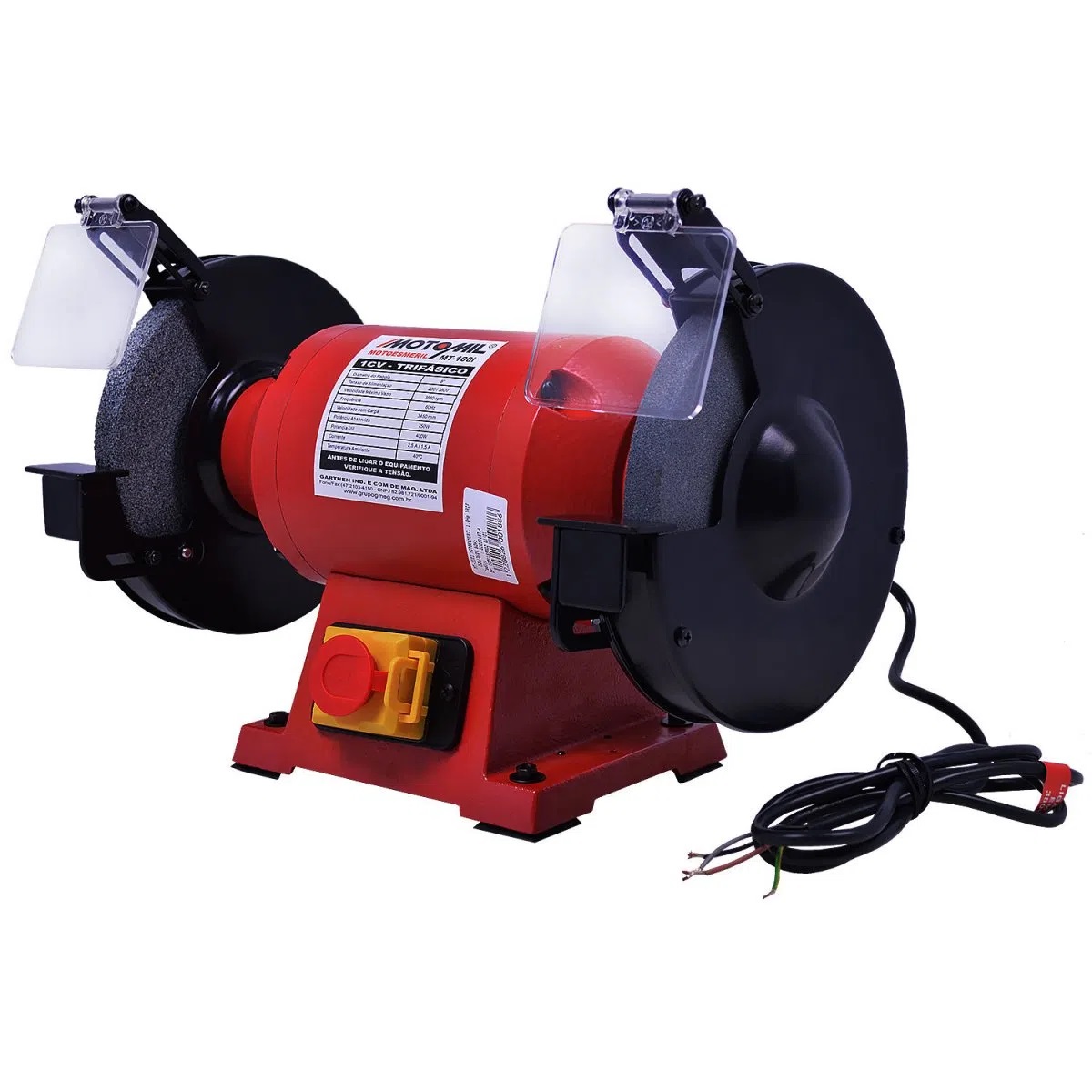 MOTO ESMERIL 8 INDUSTRIAL 1CV MT-100I TRIFSICO 380V - Foto 1
