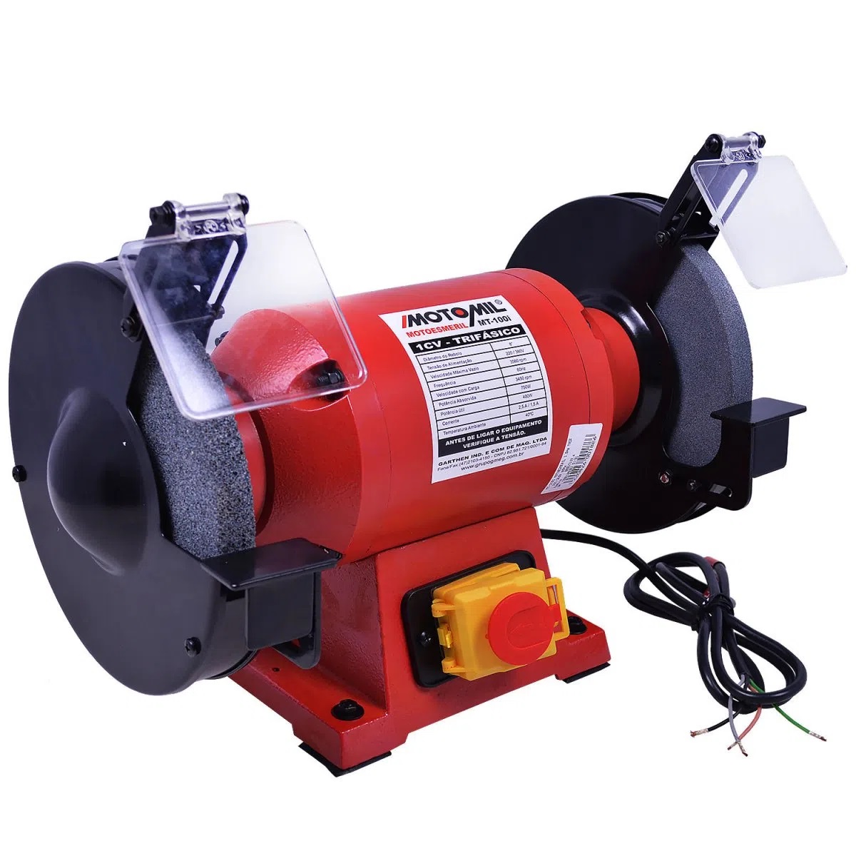MOTO ESMERIL 8 INDUSTRIAL 1CV MT-100I TRIFSICO 380V - Foto 2