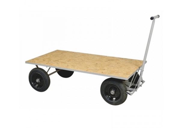 CARRO PLATAFORMA DE MADEIRA 400KG - Foto 3