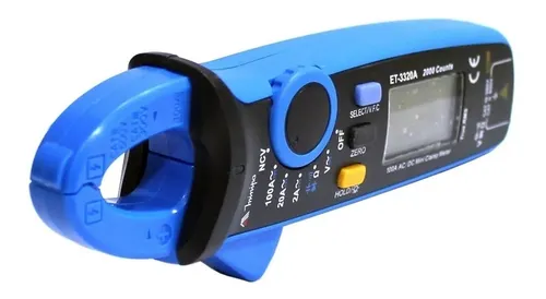 ALICATE AMPERIMETRO TRUE RMS CAT III MINI ET-3320A - Foto 1