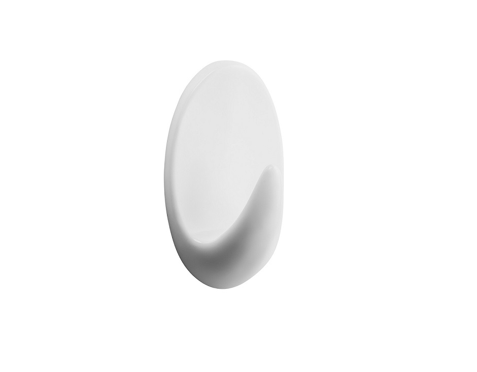 GANCHO ADESIVO PLSTICO GRANDE COM 1 PEA  BRANCO 2505 - Foto 2