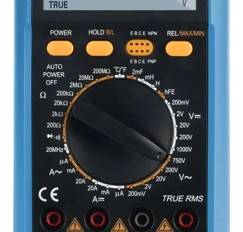 MULTIMETRO DIGIT ET-2082E CAT III 1000V TRUE RMS - Foto 1