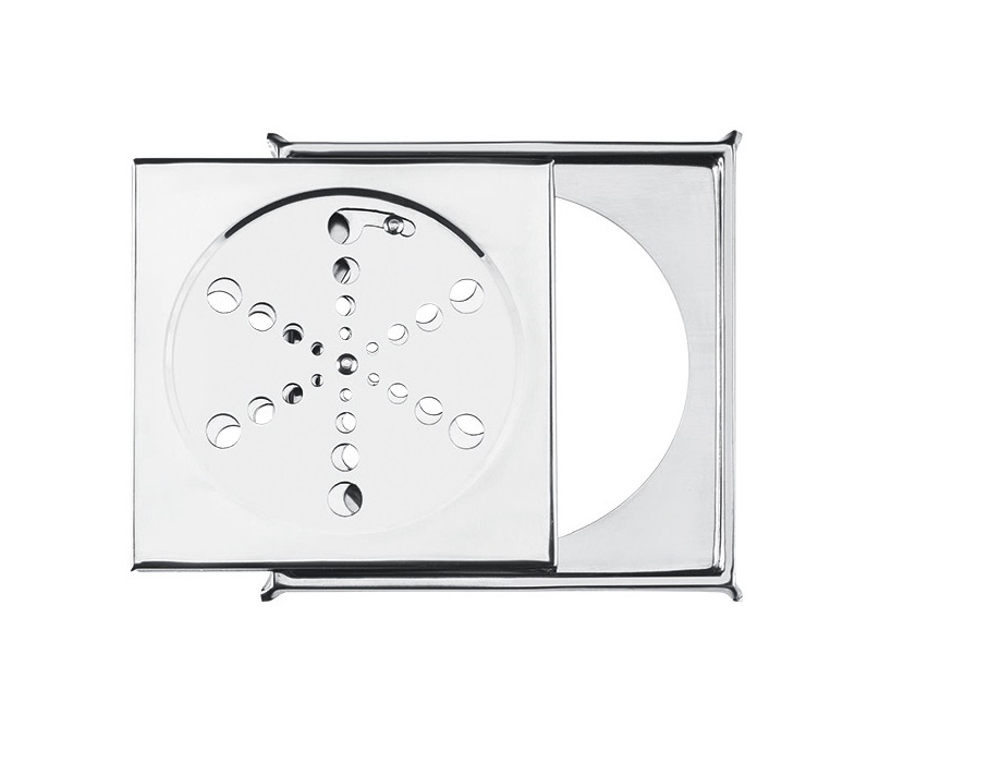 GRELHA PARA RALO COM CAIXA INOX 430 15X15 QUADRADO PR7411 PRIMAFER - Foto 3