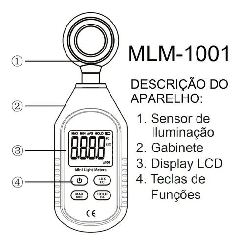 LUXIMETRO MLM-1001  - Foto 1