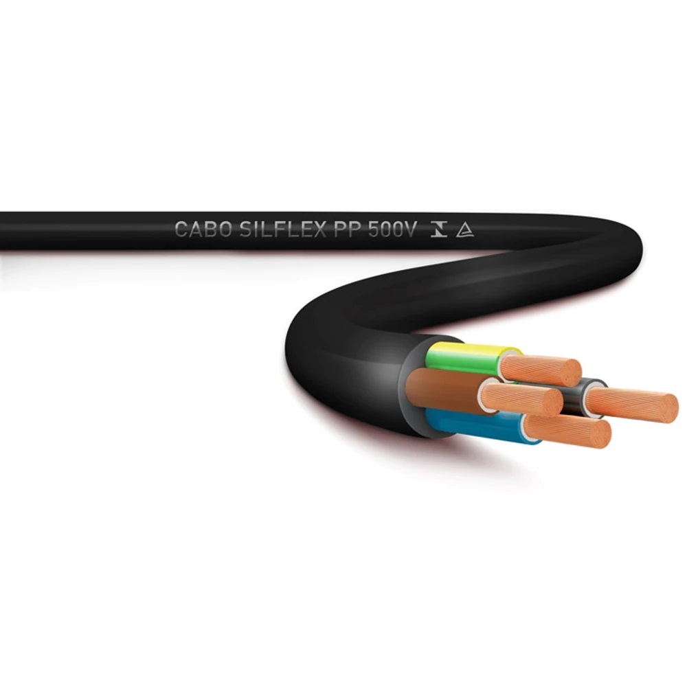 CABO FLEXIVEL PP 500V 4X2,50MM PRETO (ROLO 100 METROS)