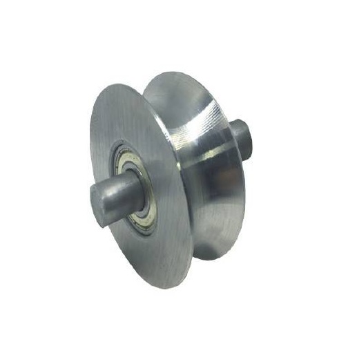 ROLDANA U 4X15MM COM ROLAMENTO EIXO 17 X100MM