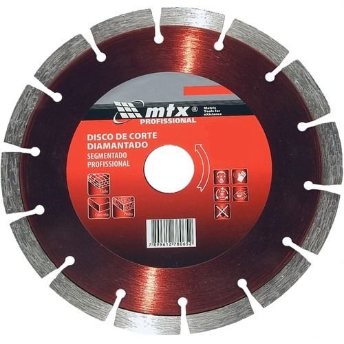 DISCO DE CORTE DIAMANTADO SEGMENTADO 230X22,2MM CORTE SECO - Foto 1