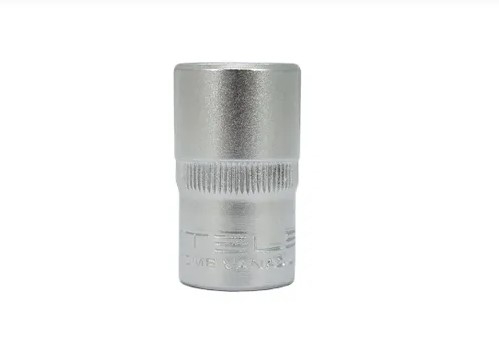 SOQUETE ENCAIXE 1/2  8MM CROMO VANADIUM COM CLIPS PL�STICO - Foto 1