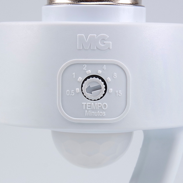 SENSOR DE PRESENA SOQUETE E27 COM FOTOCLULA COM AJUSTE MPQ-40F  - Foto 4