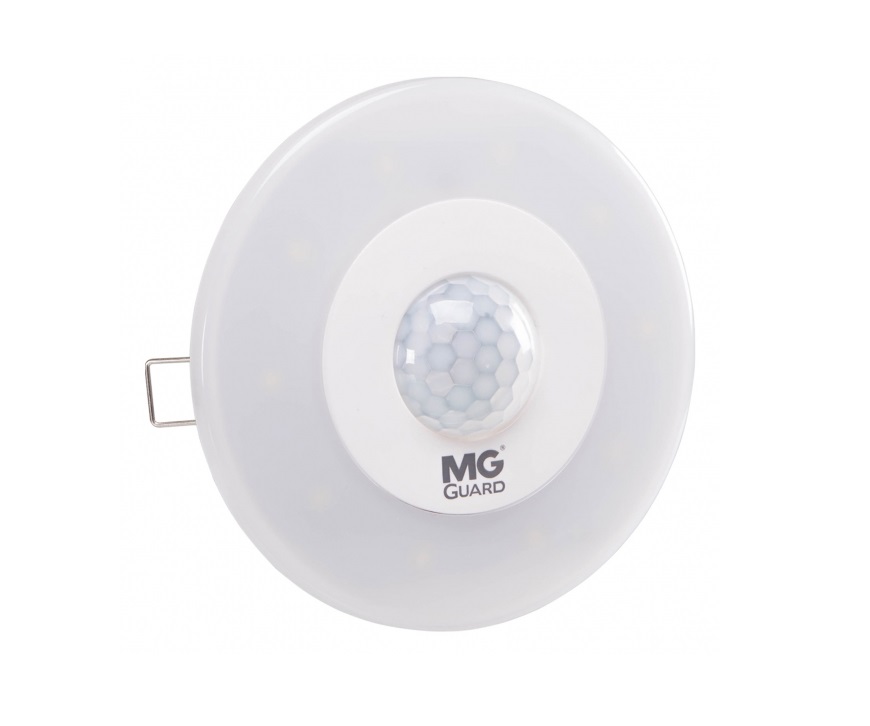 LUMINARIA LED EMBUTIR 5W COM SENSOR DE PRESENA E FOTOCELULA LS-05EF 