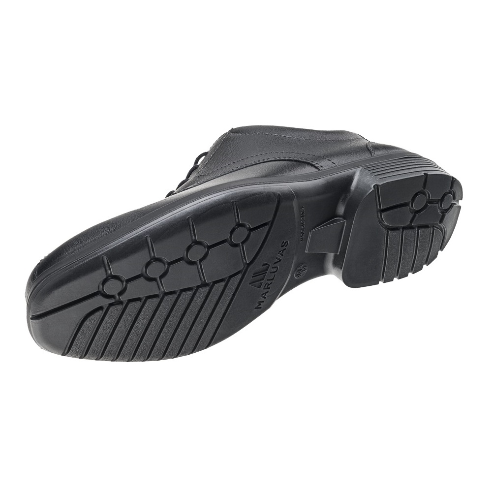 SAPATO SOCIAL 43 COURO VAQUETA LISA PRETA AMARRAR BICO TRUE LINE SOLA BIDENSIDADE LONDON 20S29-T  CA33698 - Foto 2