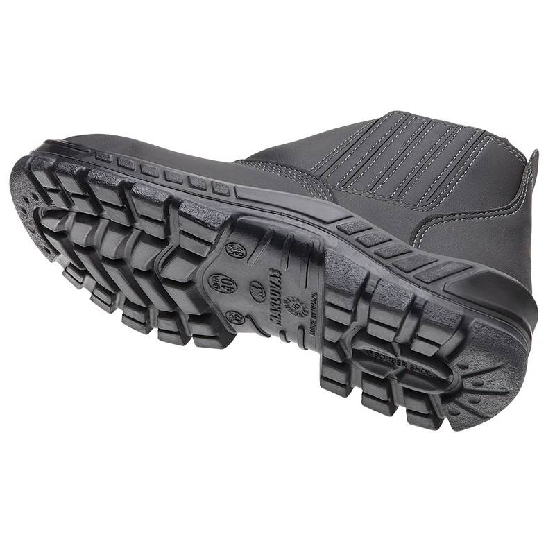 BOTINA 38 MICROFIBRA PRETA ELASTICO BICO PLASTICO SOLA PU BIDENSIDADE ELETRECISTA 70B19-E-BP  CA35841 - Foto 1