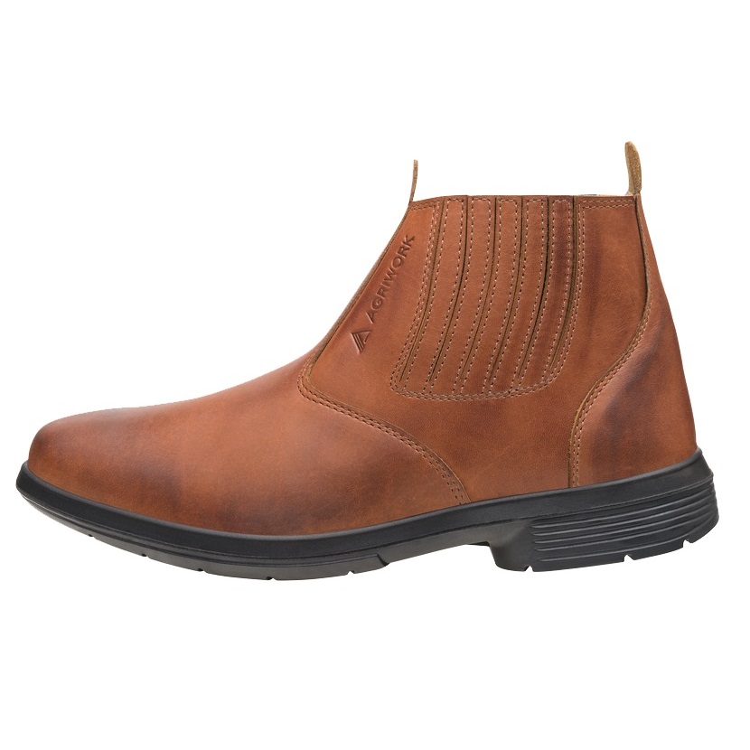 BOTINA AGRO 42 COURO L�TEGO PINHAO ELASTICO BICO TRUE-LINE SOLA PU BIDENSIDADE 55AG19-EC-LP  CA42020 - Foto 1