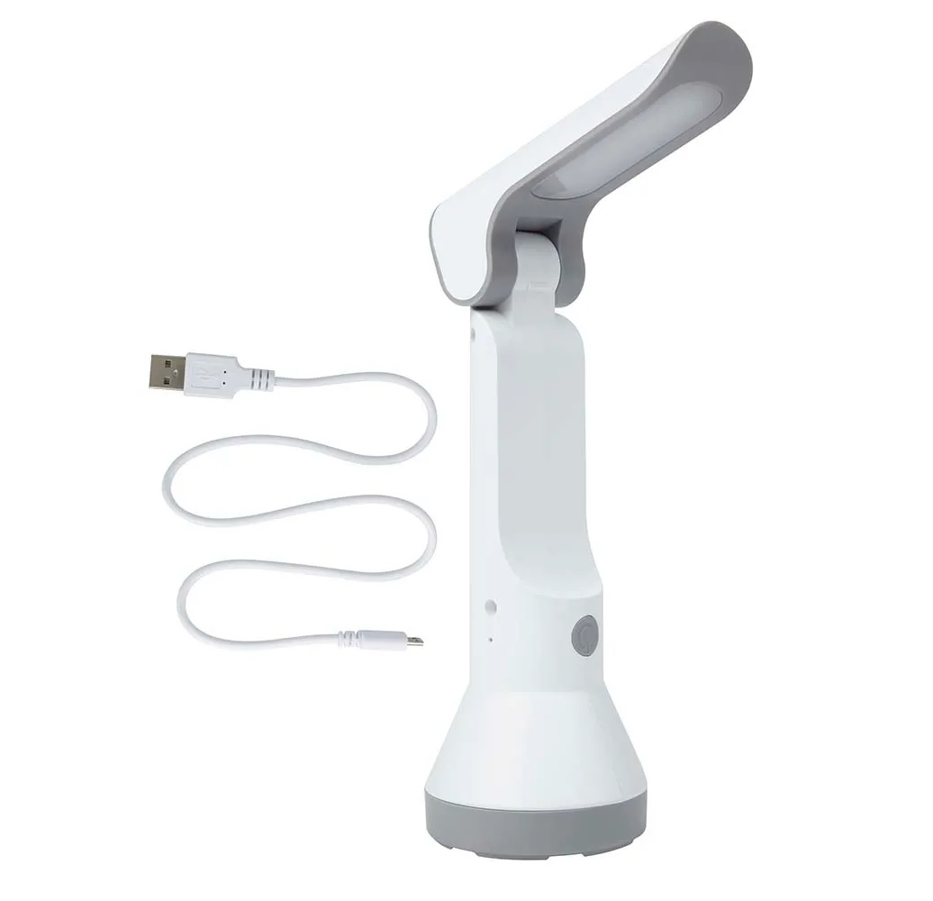 LANTERNA 140 LUMENS BRANCA RECARREG�VEL POR USB - Foto 3