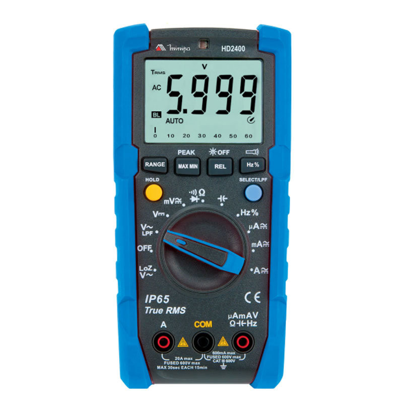 MULTIMETRO DIGITAL PROFISSIONAL HD2400  INDUSTRIAL - Foto 1