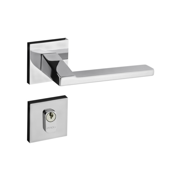 FECHADURA EXTERNA CHOPIN ROSETA 279-90E CROMADA ZAMAK - Foto 1