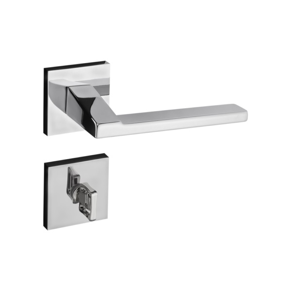 FECHADURA BANHEIRO CHOPIN ROSETA 279-90B CROMADA ZAMAK - Foto 1