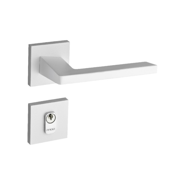 FECHADURA EXTERNA KARLI ROSETA 745-90E BRANCA ZAMAK - Foto 1